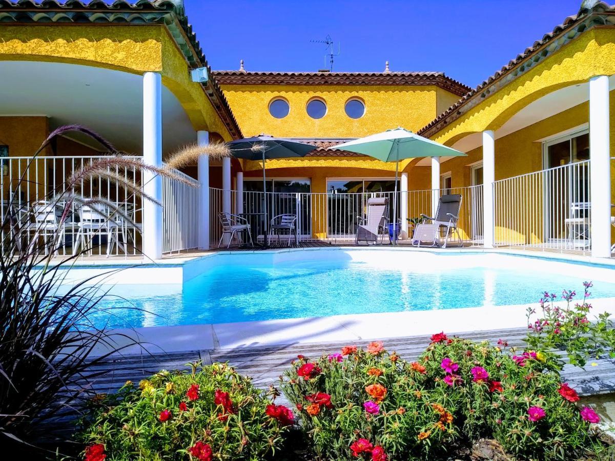 Le Paquebot Bed & Breakfast Villetelle Exterior foto