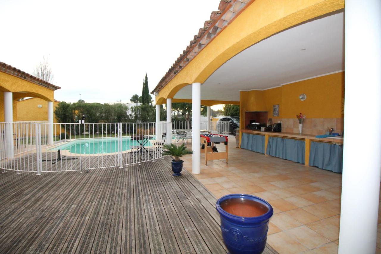 Le Paquebot Bed & Breakfast Villetelle Exterior foto